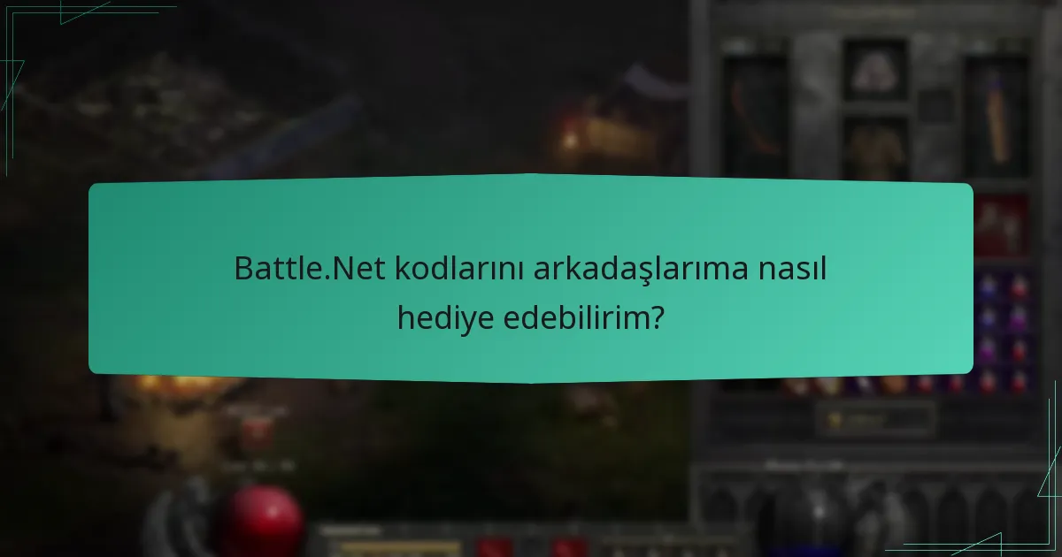 Battle.Net’te hangi tür kodlar mevcuttur?