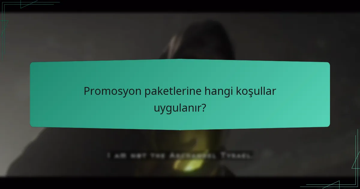 Promosyon paketleri diğer tekliflerle nasıl karşılaştırılır?